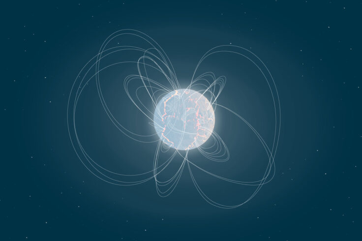 Artist’s illustration of a magnetar