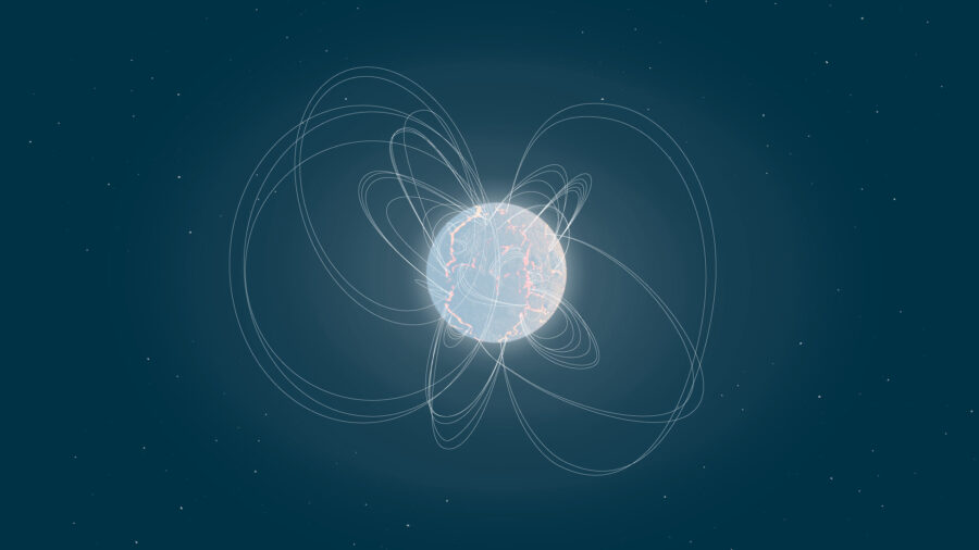 Artist’s illustration of a magnetar