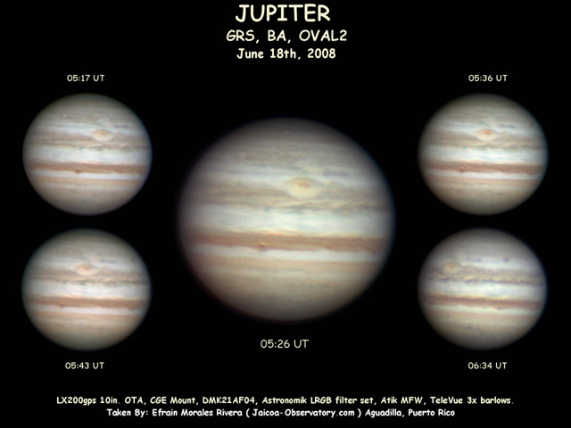 Jupiter-GRS | Efrain Morales Rivera - Sky & Telescope - Sky & Telescope