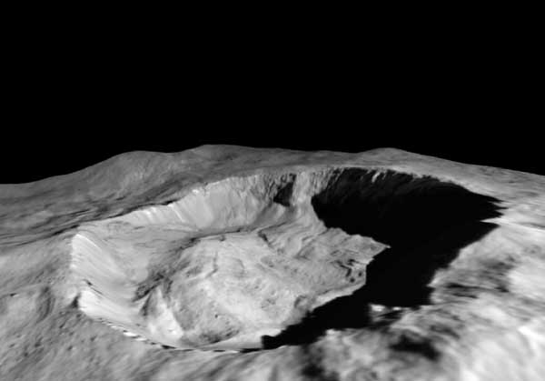 Juling Crater on Ceres