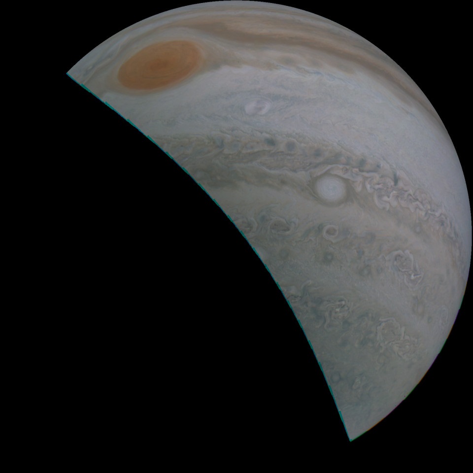 Great Red Spot from Juno