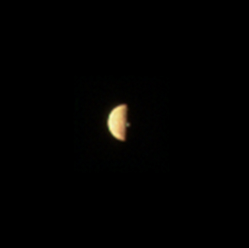 Volcanic plume on Io