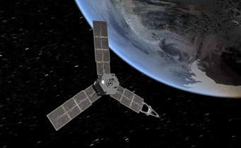 Juno flies past Earth