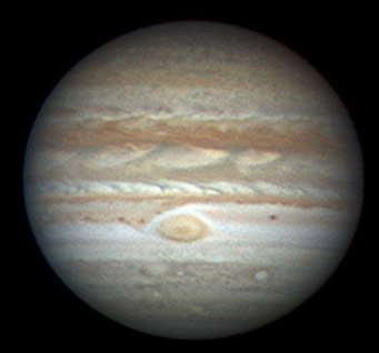 Jupiter with Red Spot, May 19, 2007