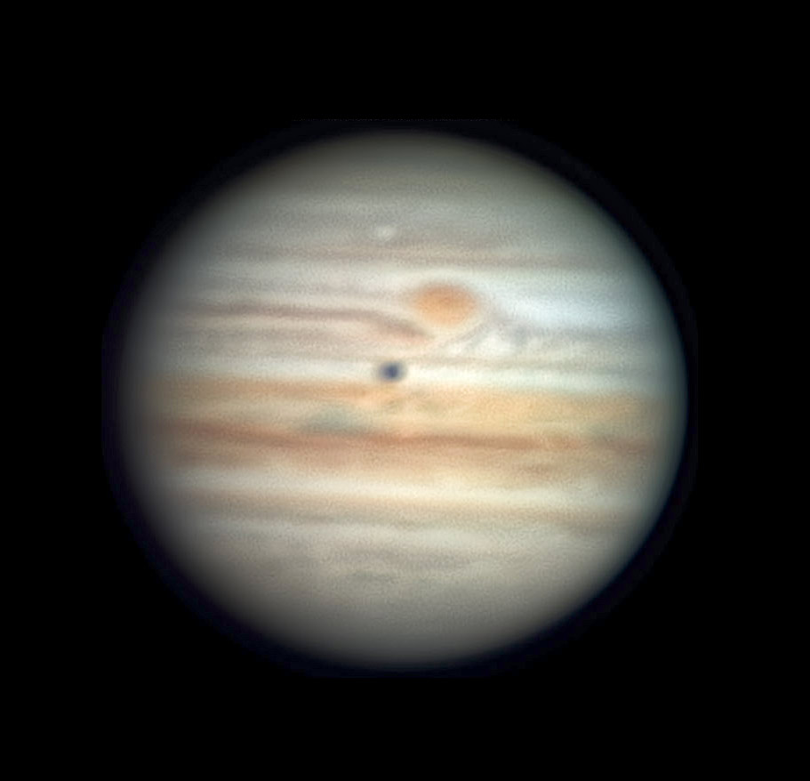 Jupiter with Callisto in transit, April 3 2021