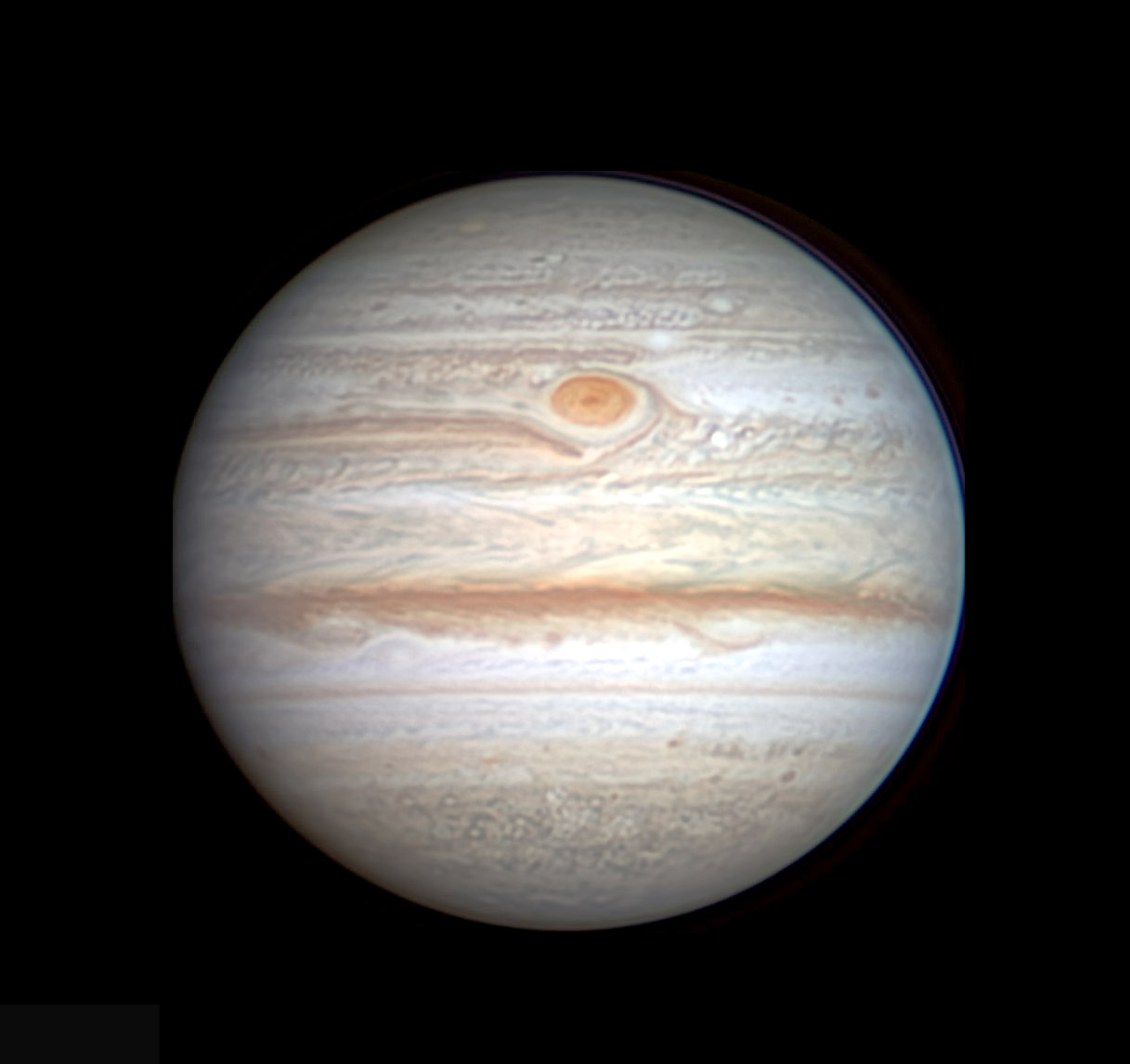 Jupiter with Great Red Spot, July 22, 2022