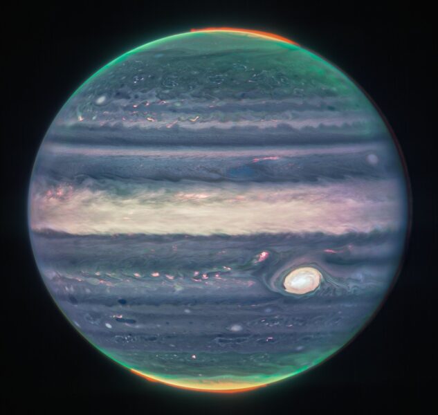 Jupiter in infrared light