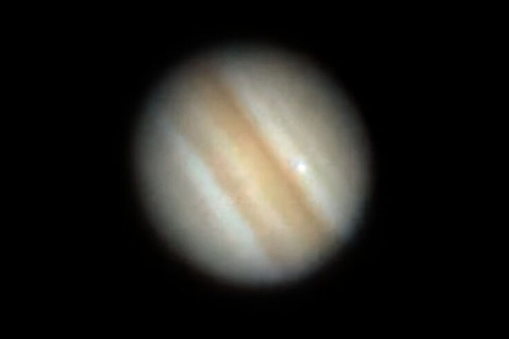 Jupiter impact flash Oct. 15, 2021