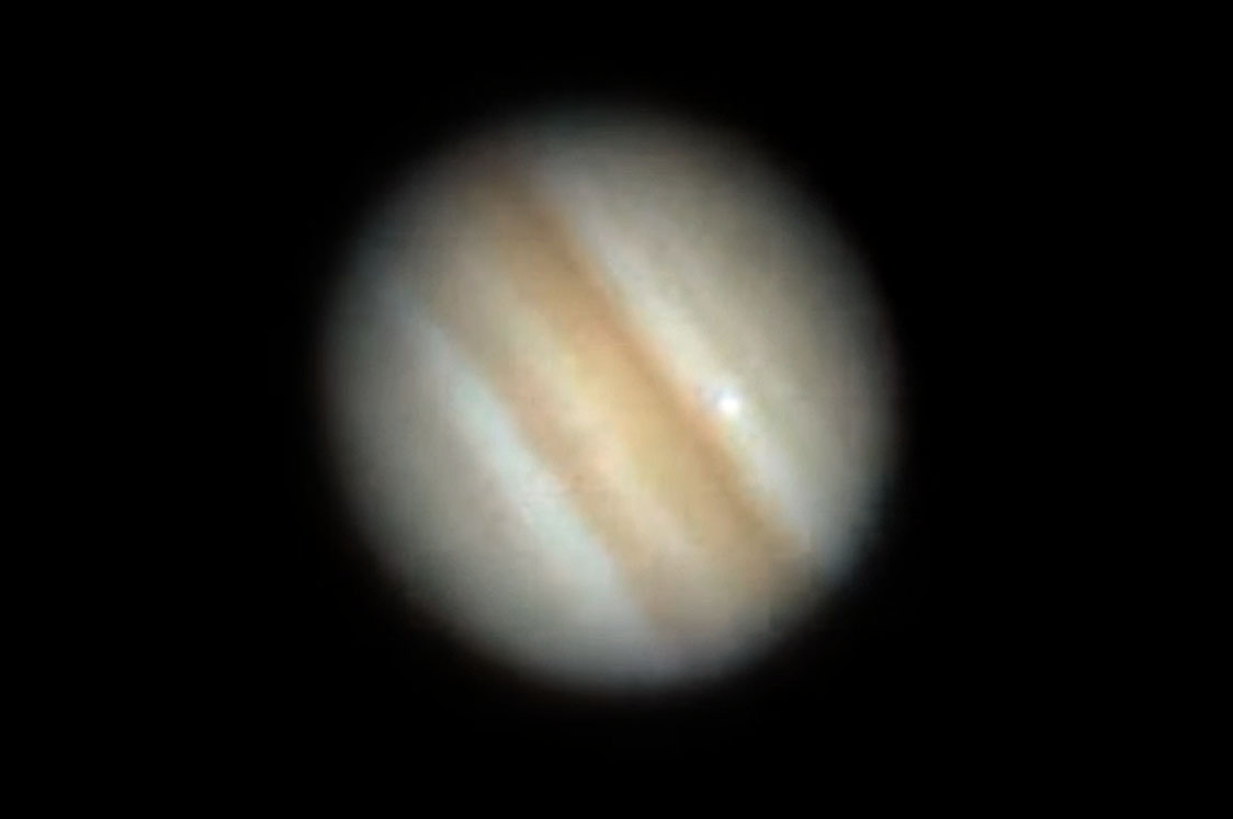 Jupiter impact flash Oct. 15, 2021