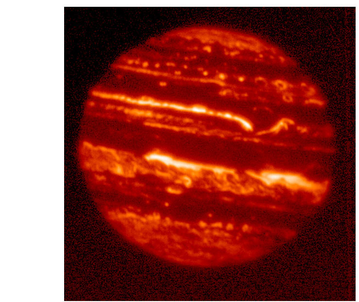 Jupiter in infrared