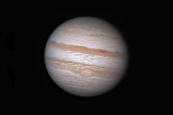 Jupiter through a 12½-inch telescope