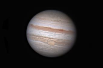 Jupiter through best sale 6 inch telescope