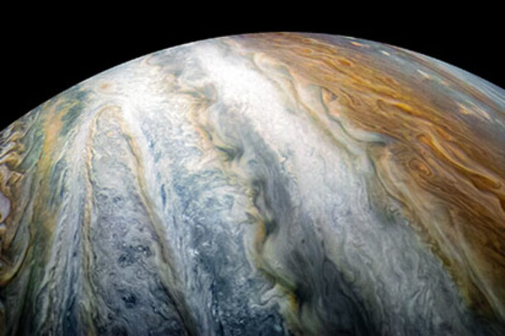 Jupiter, color-enhanced
