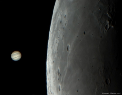 Jupiter's occultation on July 15, 2012