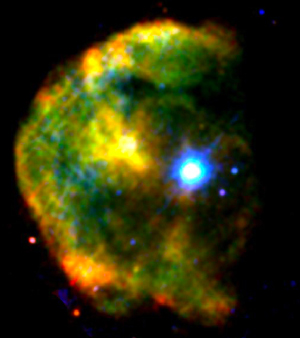 Magnetar in a supernova remnant