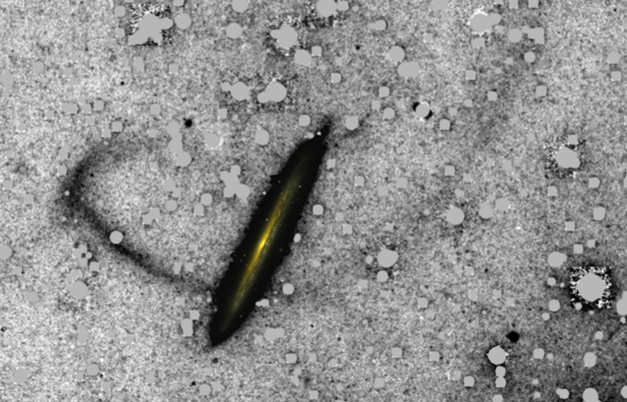 The Knife Edge Galaxy Throws Astronomers For a Loop Sky & Telescope