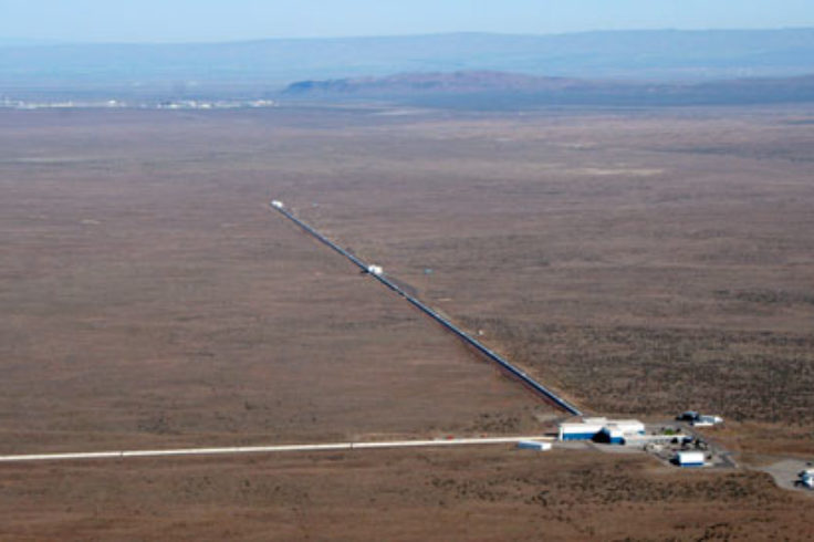 Aerial view of LIGO Hanford