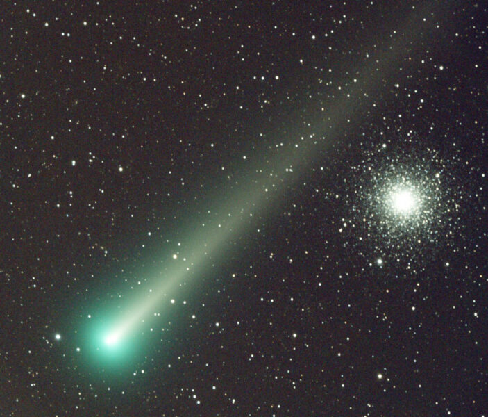 Comet Leonard and M3