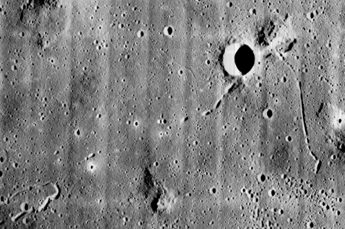 Lunar Orbiter image