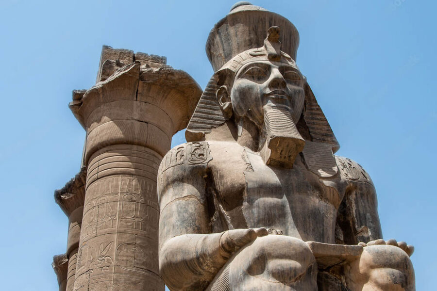 Ramesses II at Temple of Luxor
