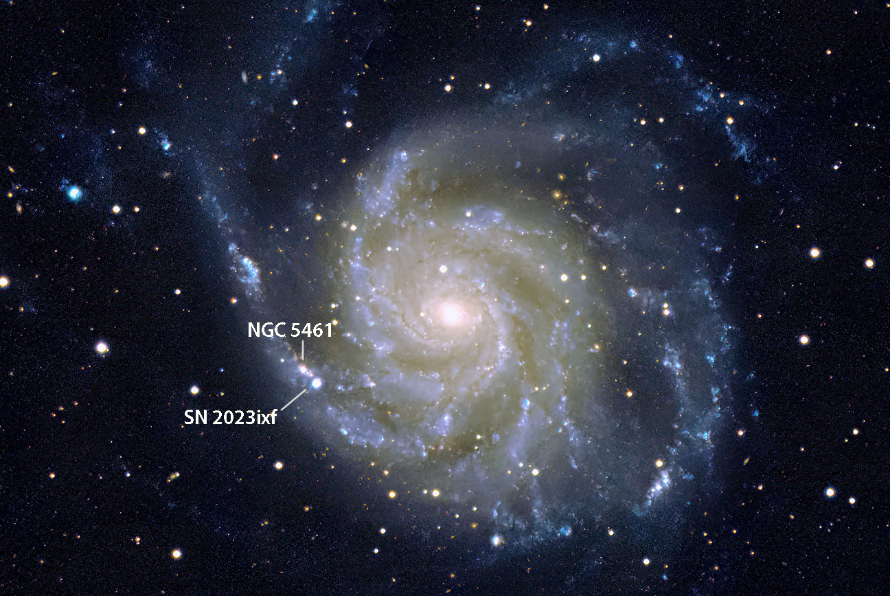 Supernova 2023ixf in M101