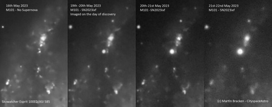 M101 supernova sequence