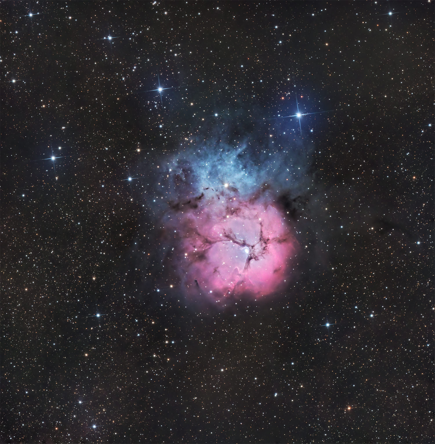 The Trifid Nebula (Messier 20)  