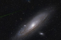 Andromeda and a surprise Perseid  