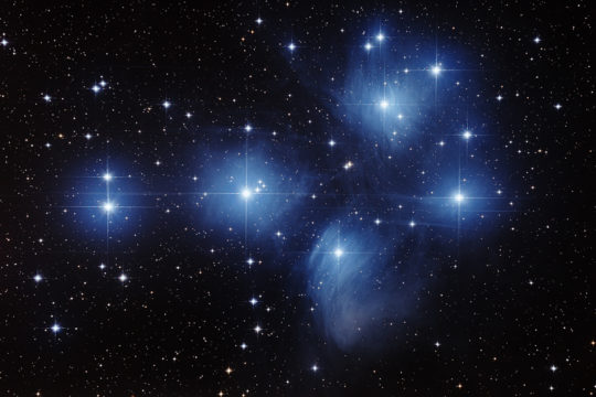 blue star clusters