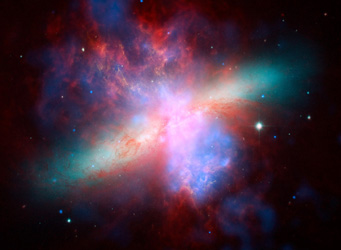 Starburst galaxy M82