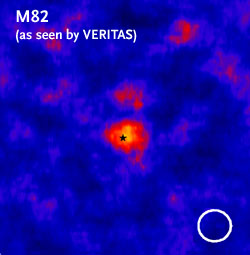 Gamma rays from M82