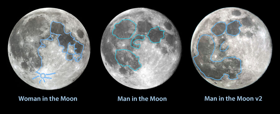 People in the moon