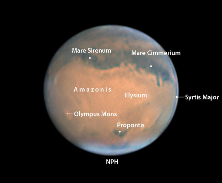 Mars Mare Sirenum view