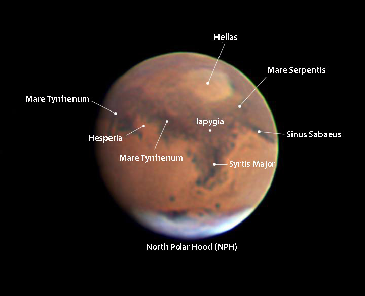 Mars with Syrtis Major