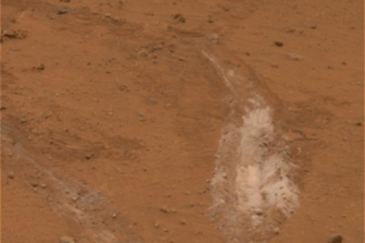 Spirit's tracks uncover silica deposits that hint at past hydrothermal activity.
