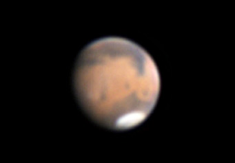 Mars on Jan. 1, 2012