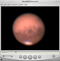 Mars on August 25, 2003