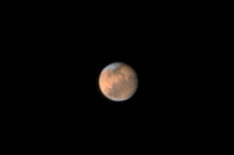 Practice shot of Mars  