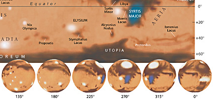 Map of Mars
