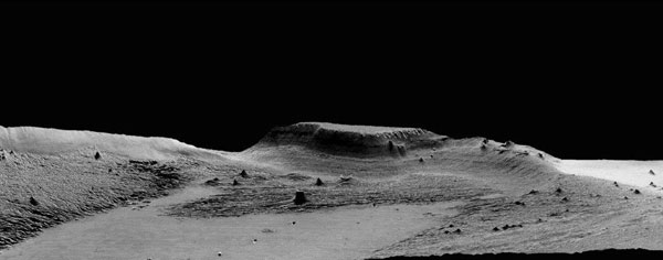 Hill on Medusae Fossae Formation