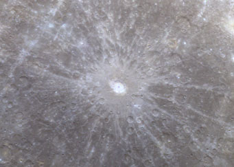 Mercury's Debussy crater