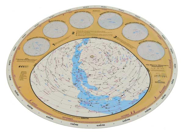 4 Latitude zones The Super Planisphere Constellation Star and Planet Finder - 