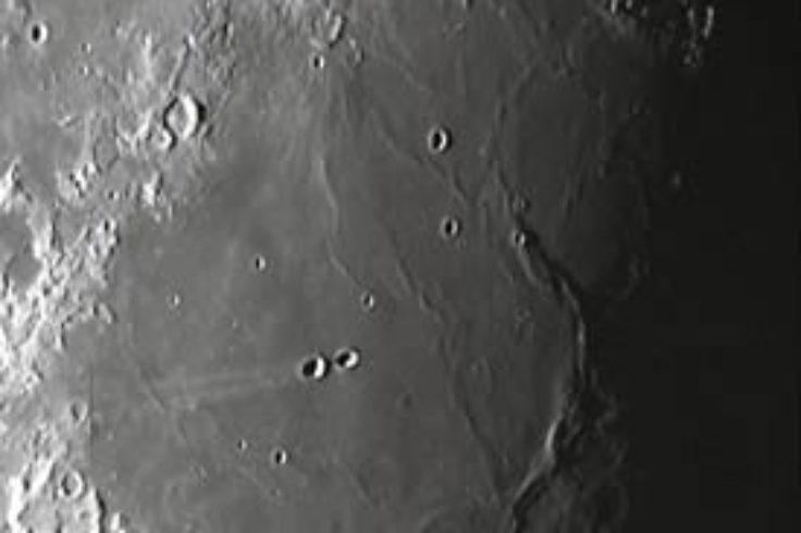 The craters Messier and Messier A