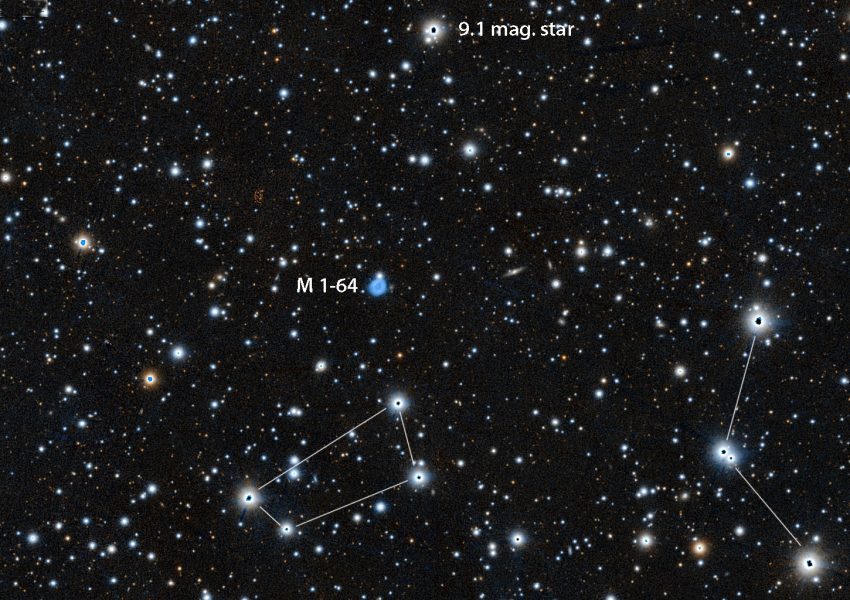 Minkowski 1-64 and asterisms