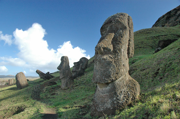 Moai on Easter Island