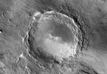 Mojave crater on Mars