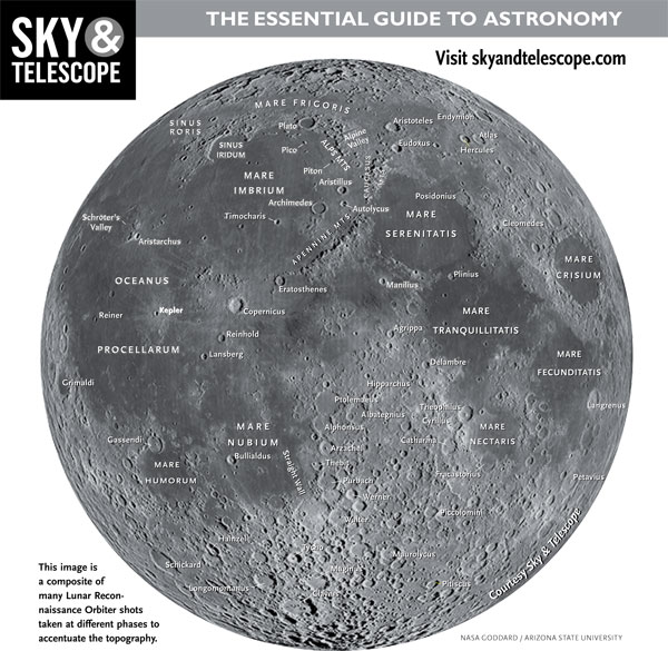 sky and telescope moon globe