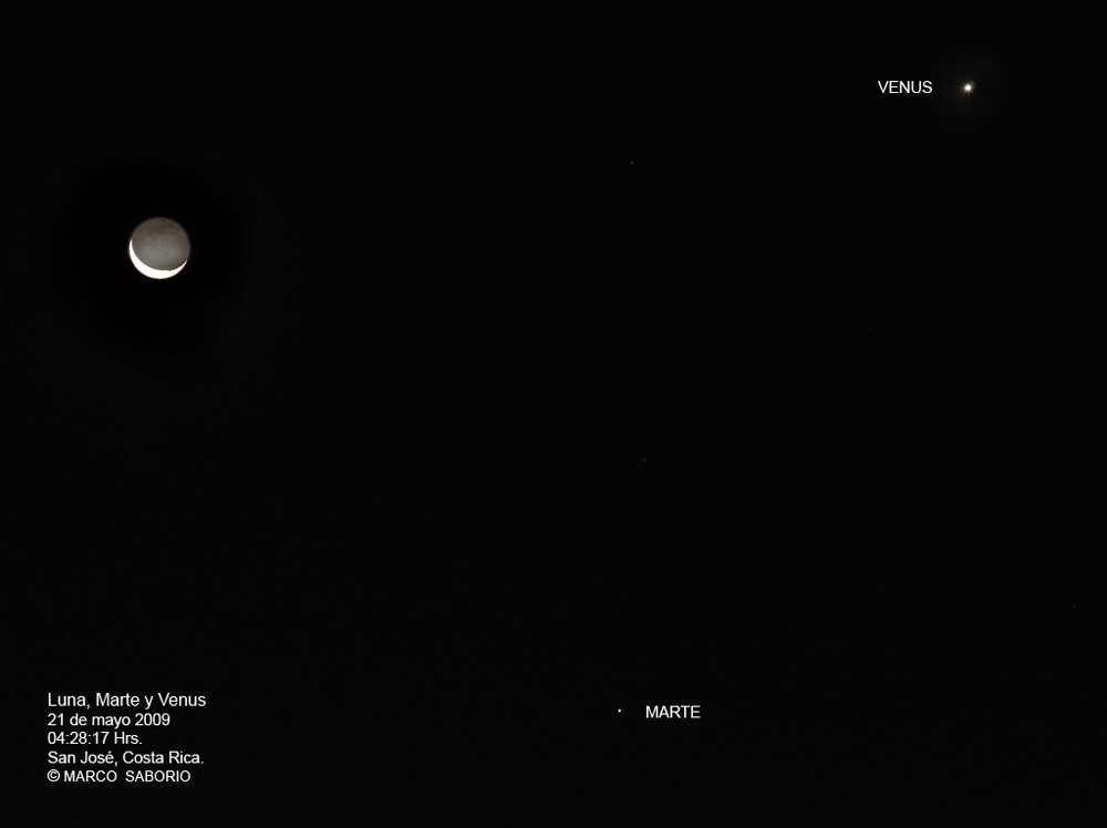 Moonmars And Venus Marco Saborio Sky And Telescope Sky And Telescope
