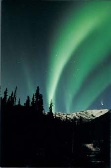 Multiple auroral arcs