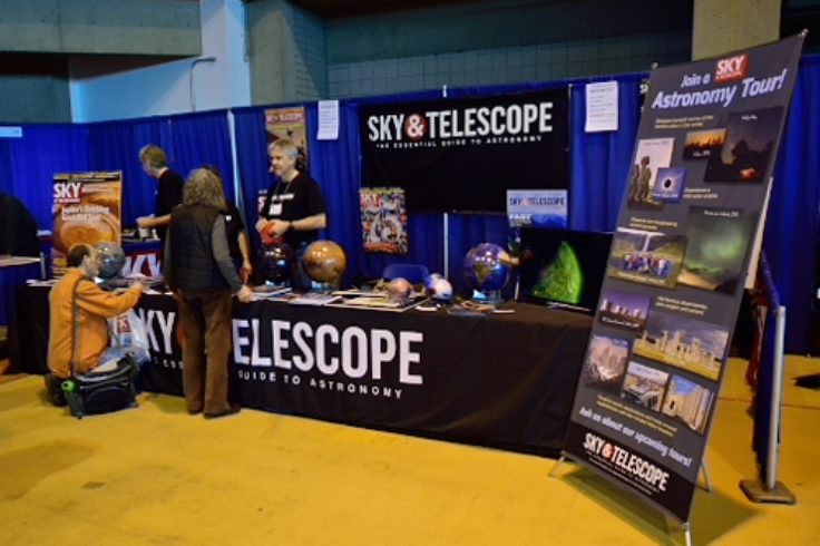 Sky & Telescope booth, NEAF 2017